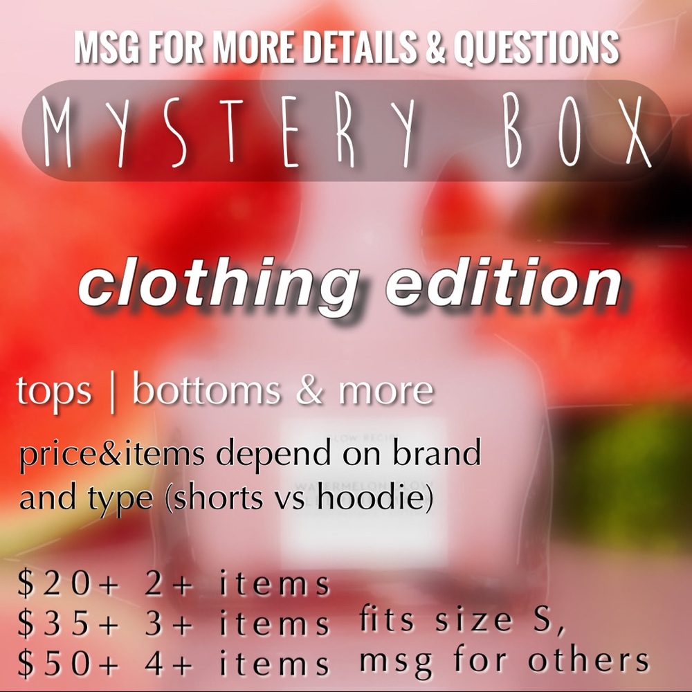 mystery clothing box! $35 edition